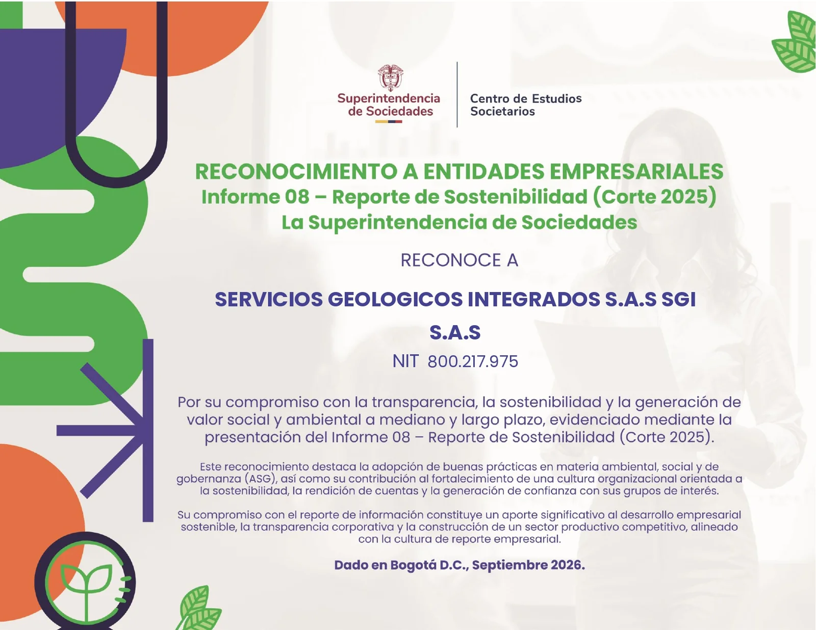 Reconocimiento a Entidades Empresariales