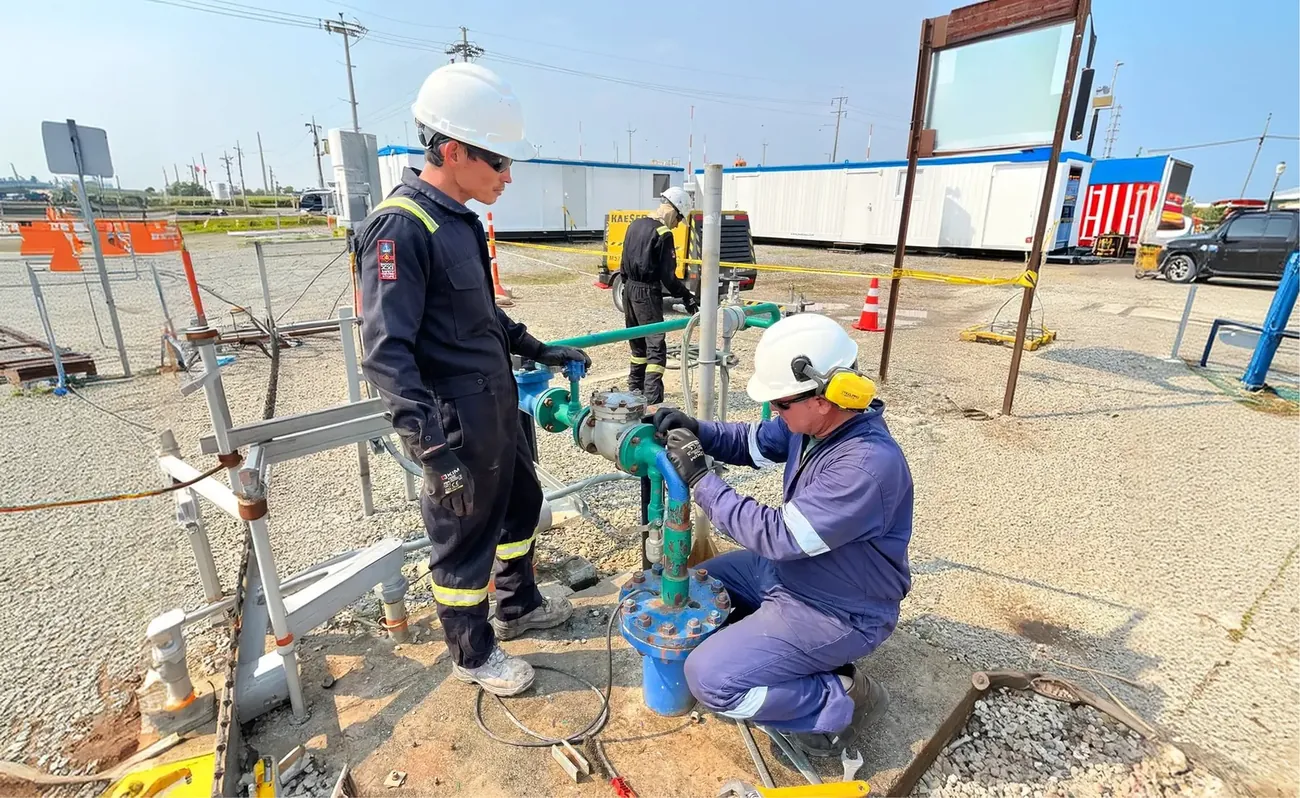 Equipo técnico de SGI en campo